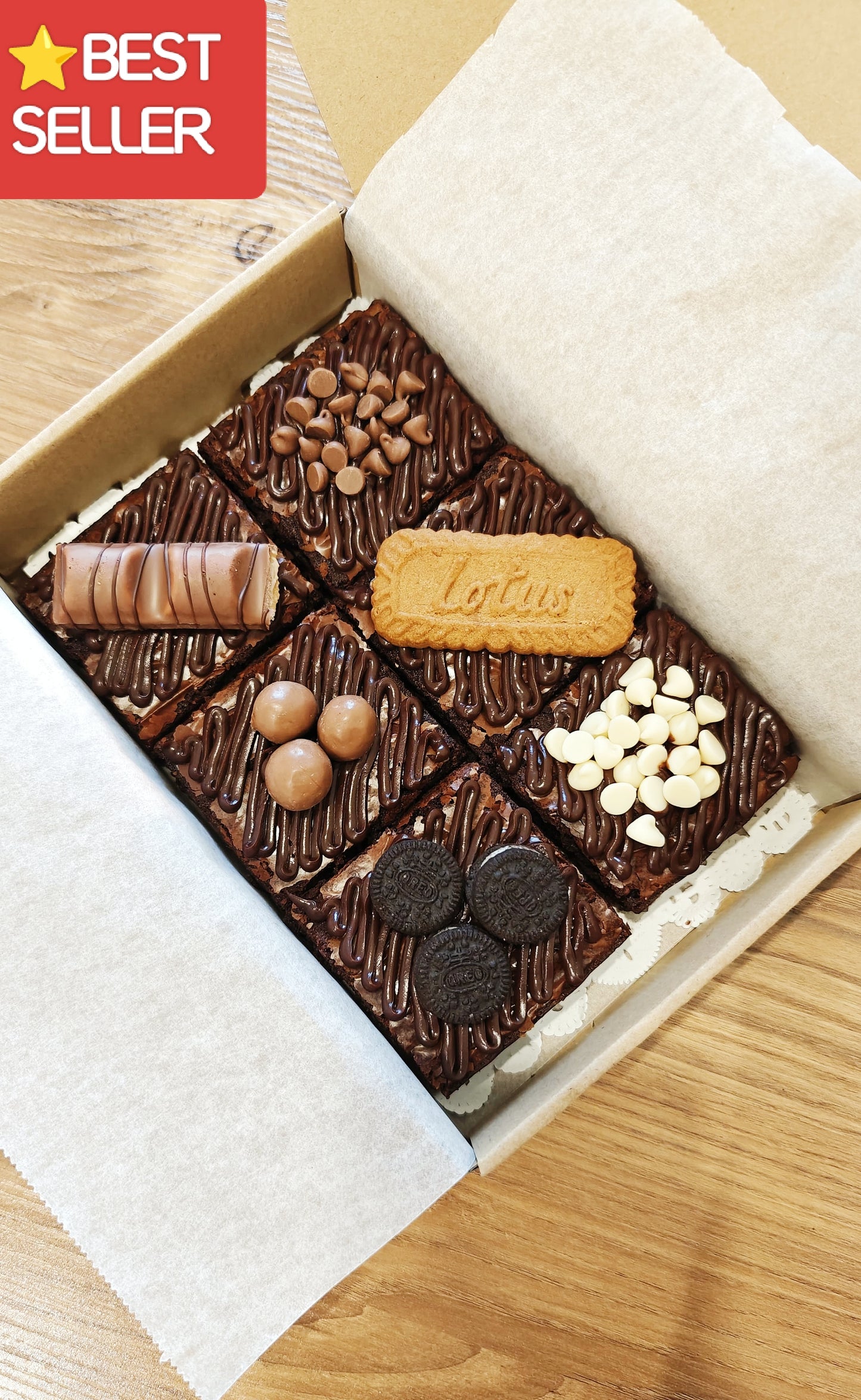 Make your own Brownie Box ( 6 Pcs )