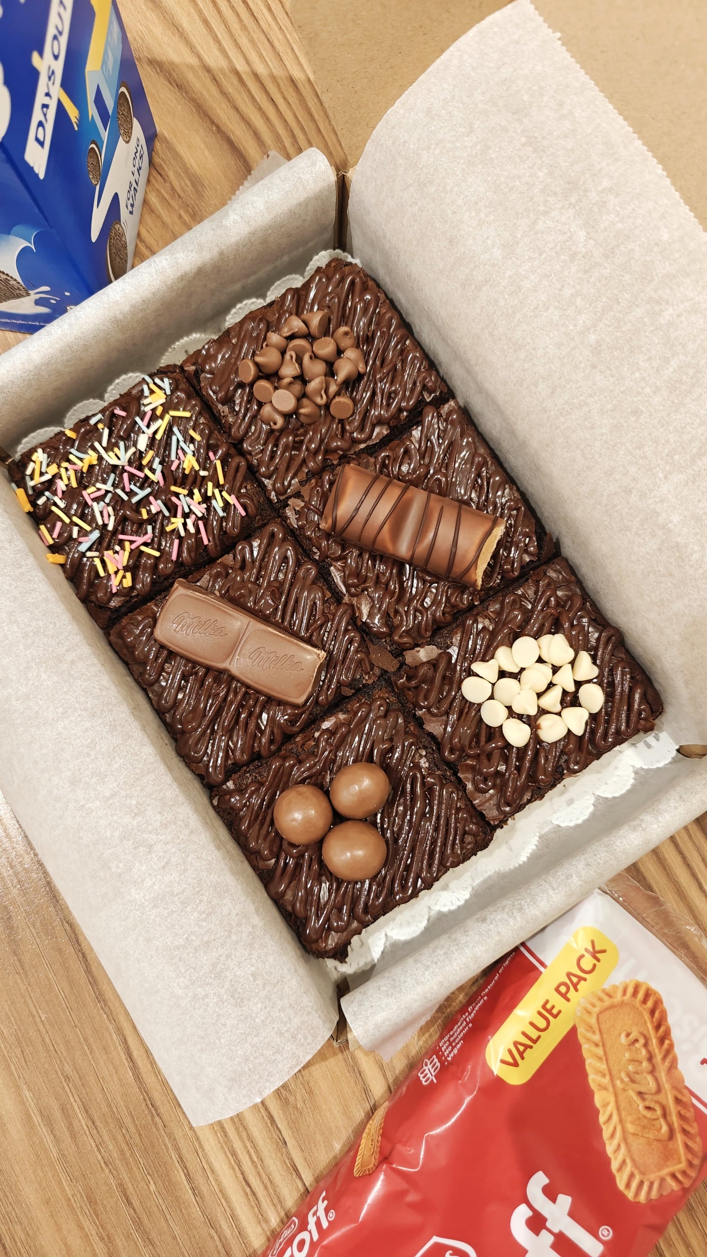 Make your own Brownie Box ( 6 Pcs )